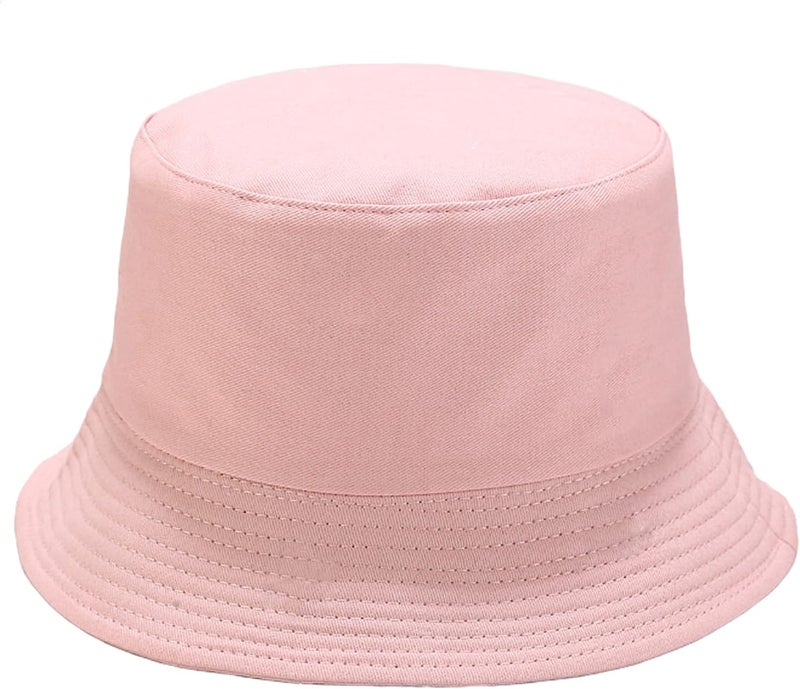 EYBF Flower Reversible Bucket Hat Cotton Summer Travel Beach Sun Hats Emboridery for Women Men - Image 1